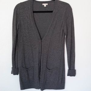 Gap Grey Colored Cardigan
